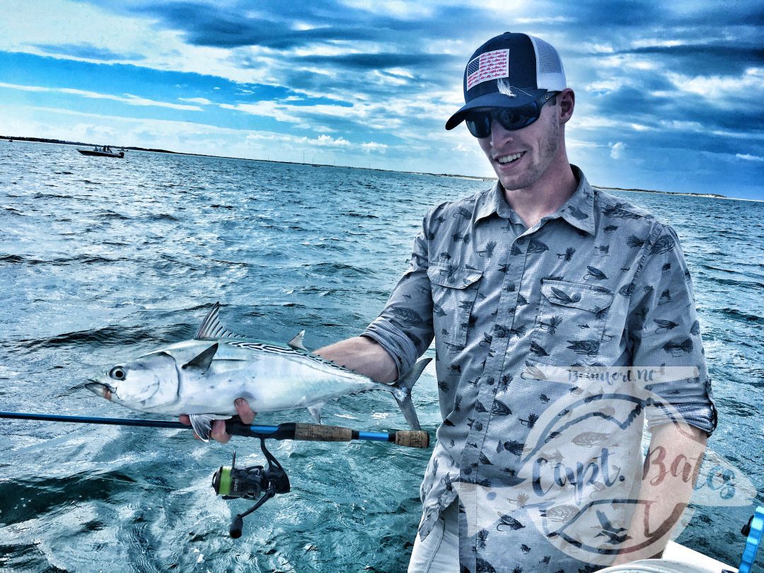 TFO med rods and FFP Osprey 3000 are the prefect pair for the false albacore on the North Carolina coast!