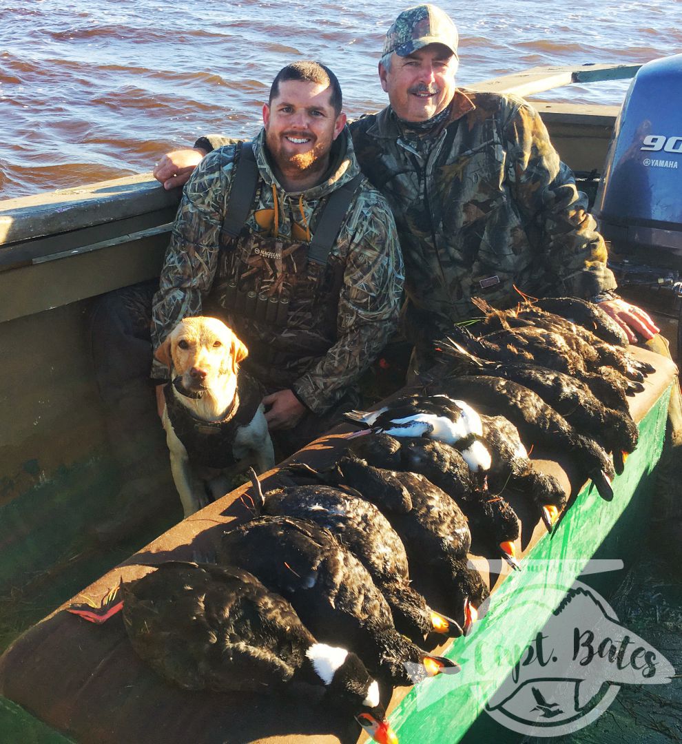 Successful early season sea duck hunt with Jason and Mr Riley 