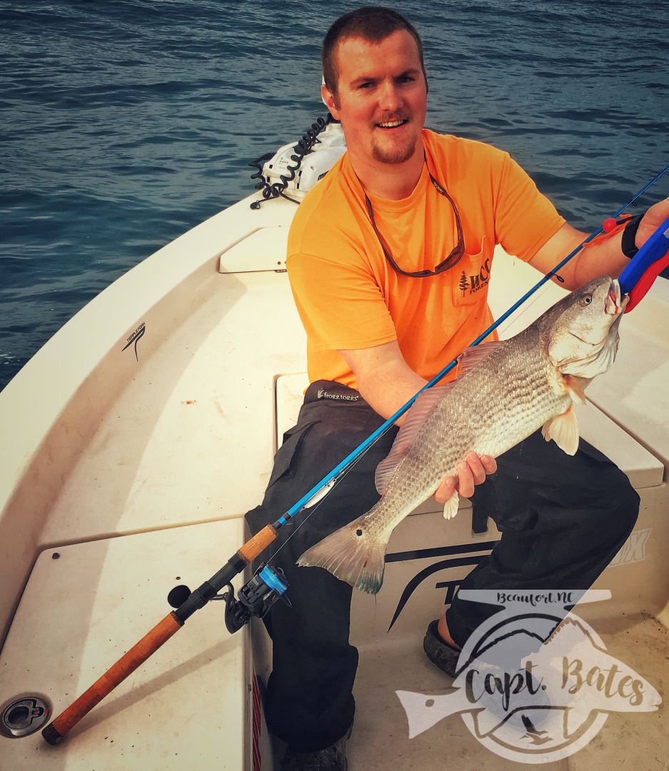 Vertical jigging early Spring redfish on the Temple Fork Outfitters inshore series rods and Florida Fishing Products Osprey reels!