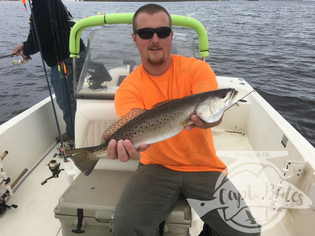 Another stud speckled trout fishing popping corks in early August!