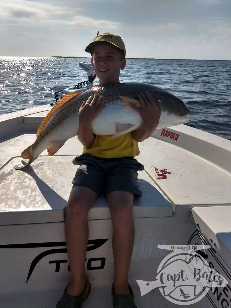 Buddy with a North Carolina Citation red drum!